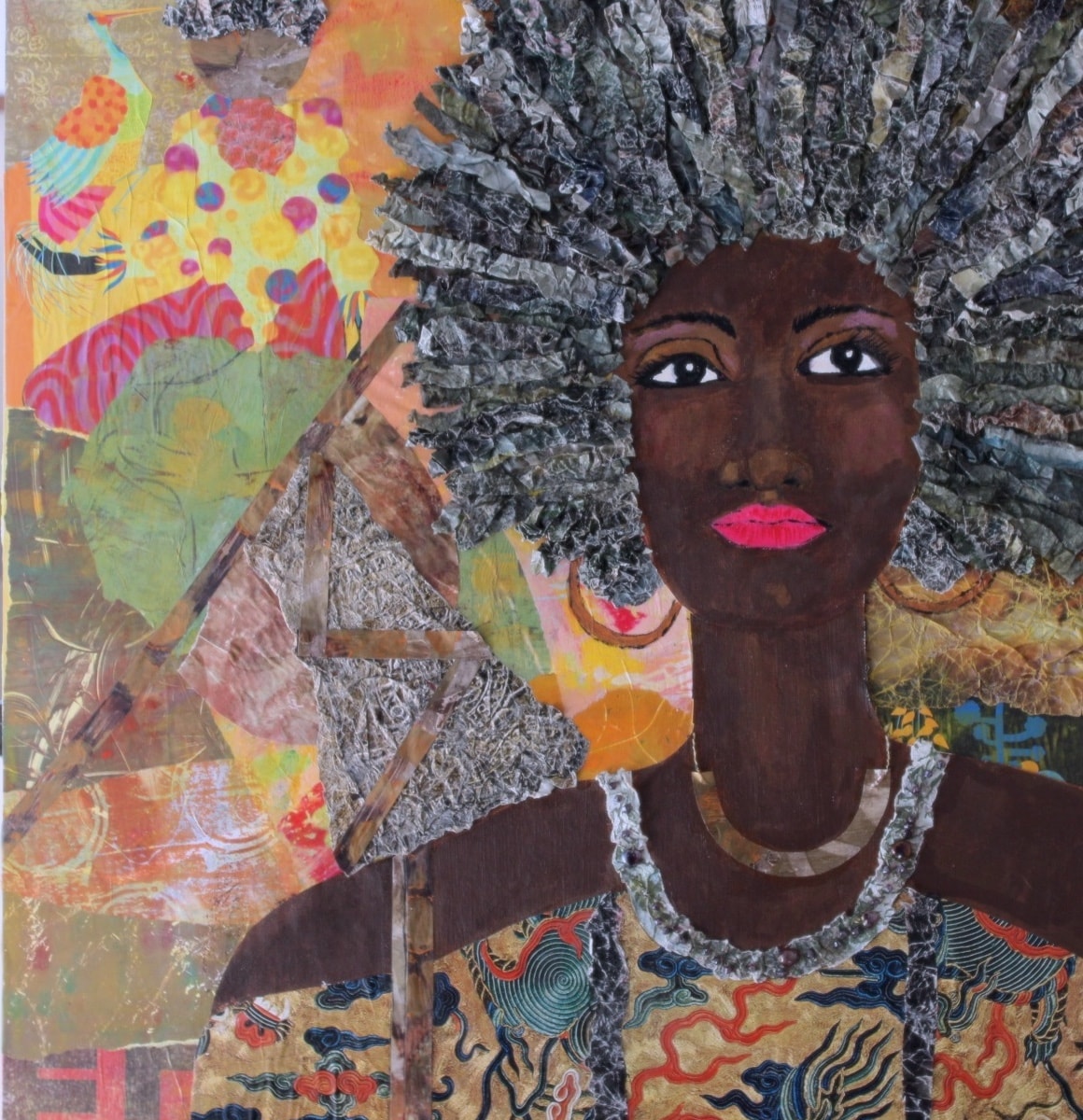 Sister — Mixed media collage